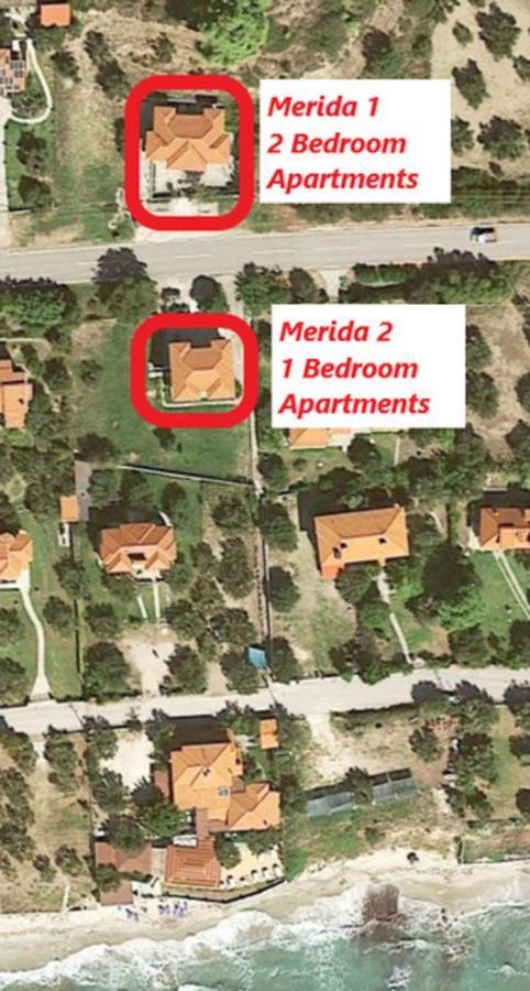 Merida Apartments Mola Kalyva Exterior foto
